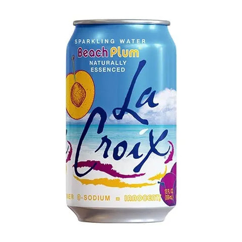 La Croix Sparkling Water, Beach Plum, 12 Fl Oz (pack of 8)