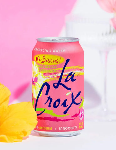 LaCroix Sparkling Water, Hi-Biscus!, 12 Fl Oz (pack of 24)