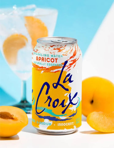 La Croix, Water Sparkling Apricot, 12 Fl Oz, 12 Pack