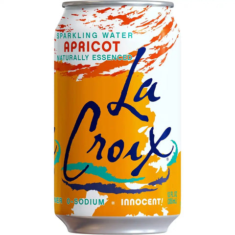 La Croix, Water Sparkling Apricot, 12 Fl Oz, 12 Pack