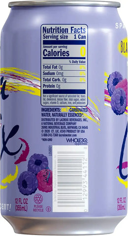 La Croix Sparkling Water, Black Razzberry, 12 Fl Oz (pack of 12)