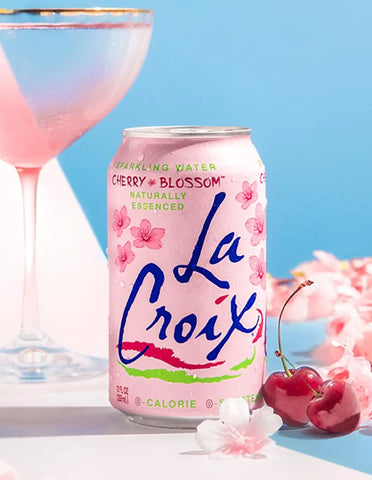 LaCroix Sparkling Water, Cherry Blossom | 12 Fl Oz | Pack of 16