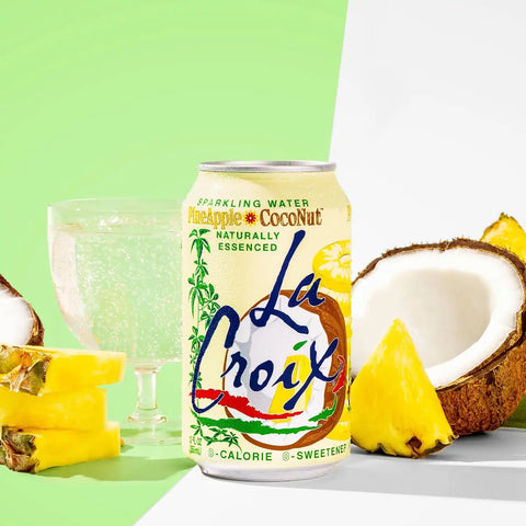 LaCroix Sparkling Water | Pineapple Coconut Flavor | 12-Pack | Naturally Essenced, Zero Calorie, Sodium Free | 12 Fl Oz Cans