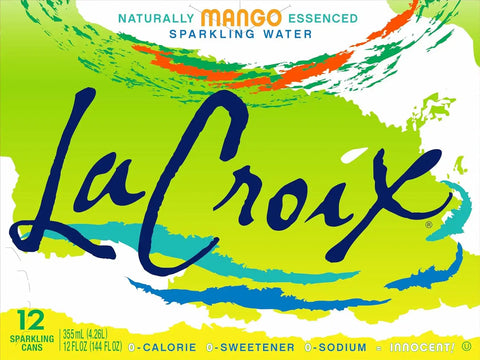 La Croix Sparkling Water, Mango, 12 Fl Oz (pack of 12)