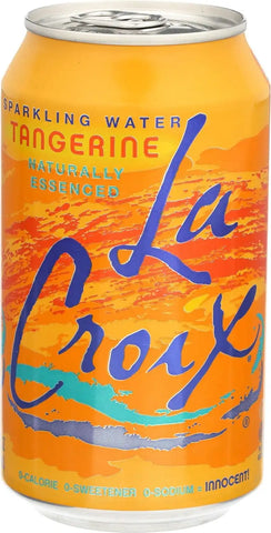 La Croix, Tangerine Sparkling Water, 12 oz, (pack of 12)